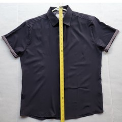 Day & Age Men’s Apparel w-way Stretch Black Polo Shirt – Size: Medium