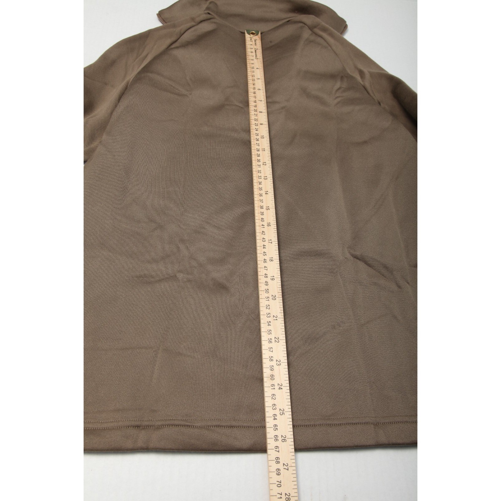 Sekri Industries Cold Weather Undershirt Men Medium Brown 1/4 Zip Fleece Lined gallery