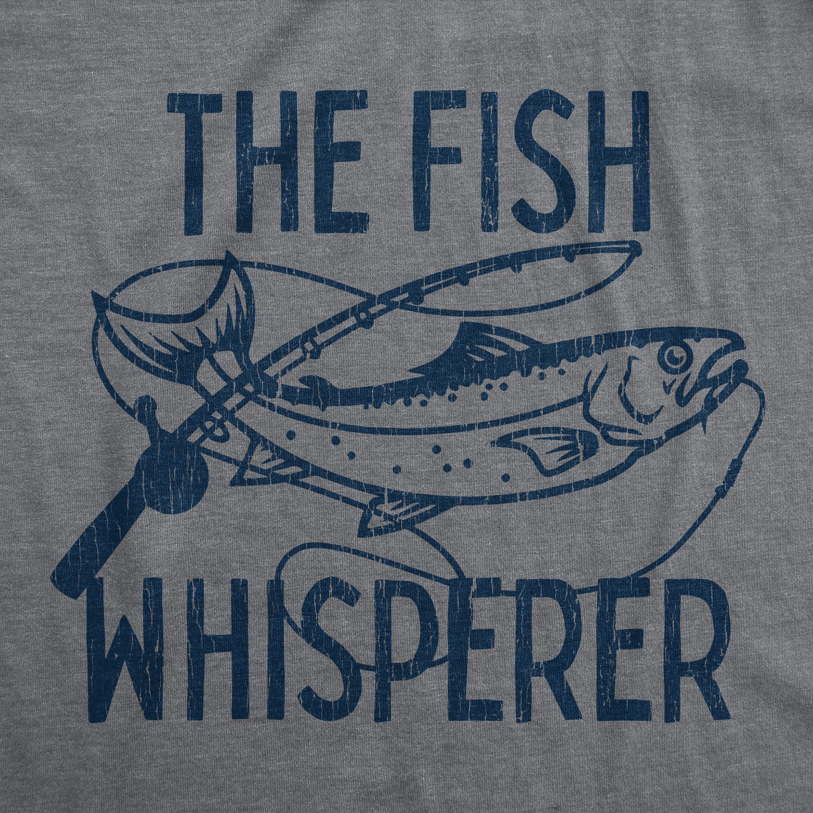 Mens The Fish Whisperer T Shirt Funny Fishing Lake Time Graphic Novelty Tee gallery