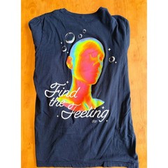 The Front Bottoms Find the Feeling Graphic Long Sleeve Tee Black Mens XL
