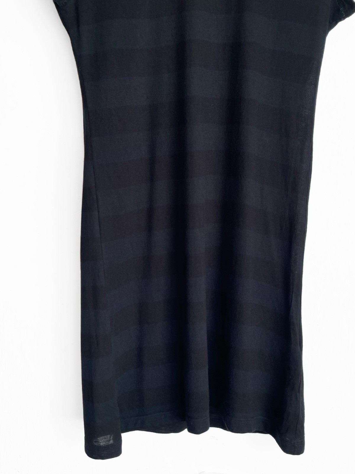 VTG Marithe Francois Girbaud Striped Longline Y2K T-shirt, Size I 40 gallery
