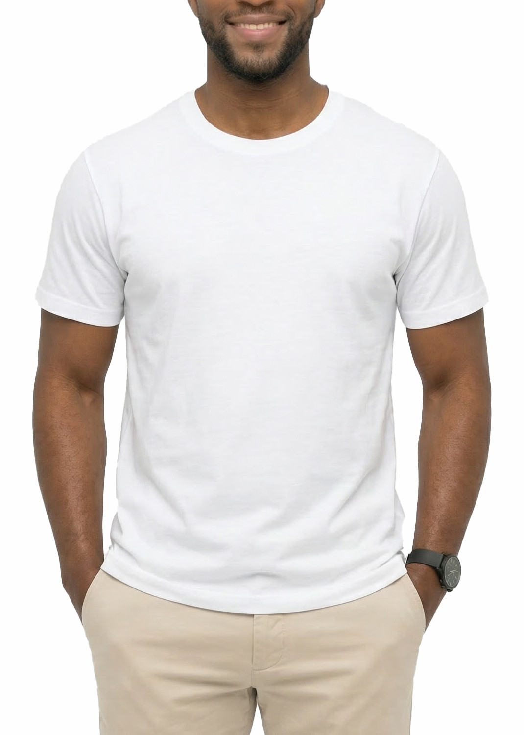 Access Men’s Heavyweight Short Sleeve Cotton Crew Neck T-Shirt (Pack of 3)