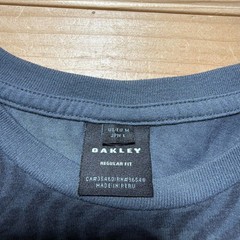 Oakley Topographic Map Pattern All Over Print Surf Skate T-Shirt Men’s Medium