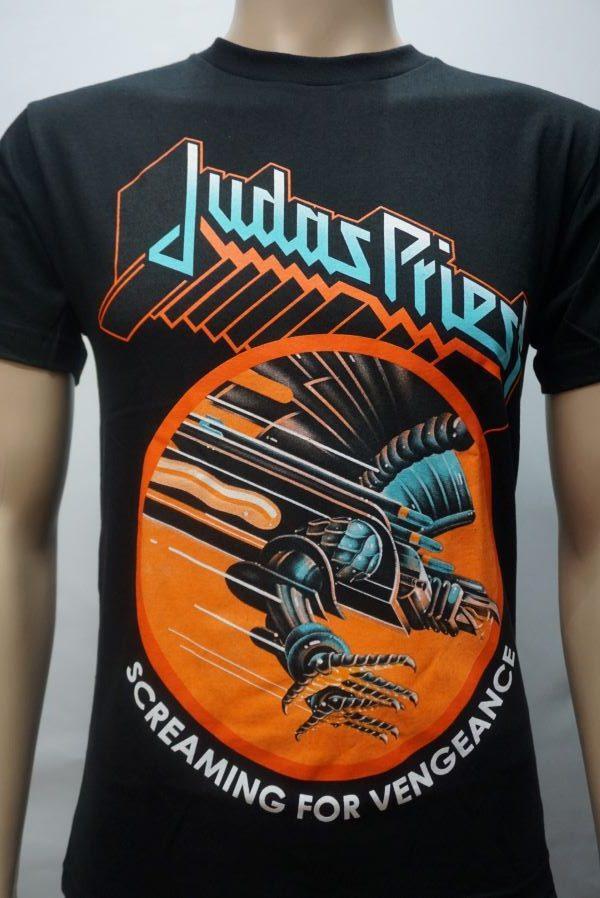 JUDAS PRIEST Screaming For Vengeance T SHIRT S-M-L-XL-2XL New T Shirt Official