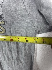 Peanuts by Schulz Graphic T-Shirt Gray Adult Size M