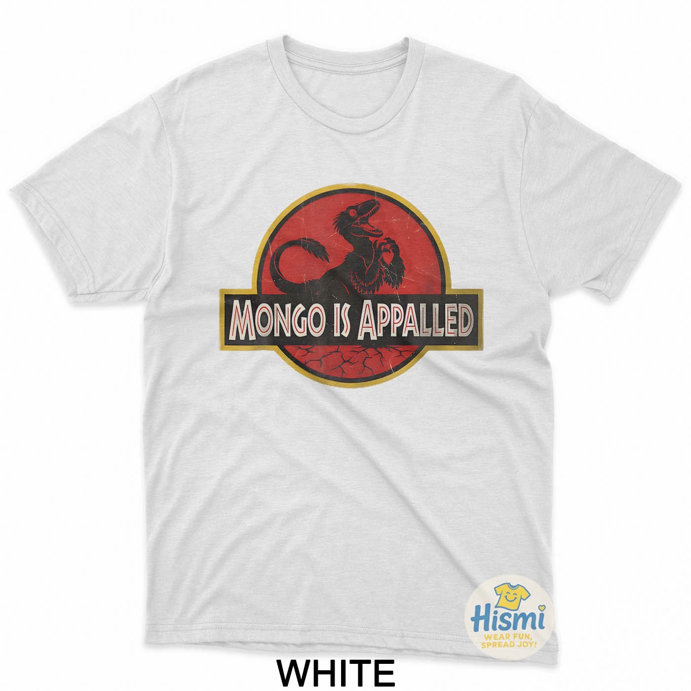 Retro Mongo Is Appalled Vintage Riding Dinosaur T-Shirt gallery