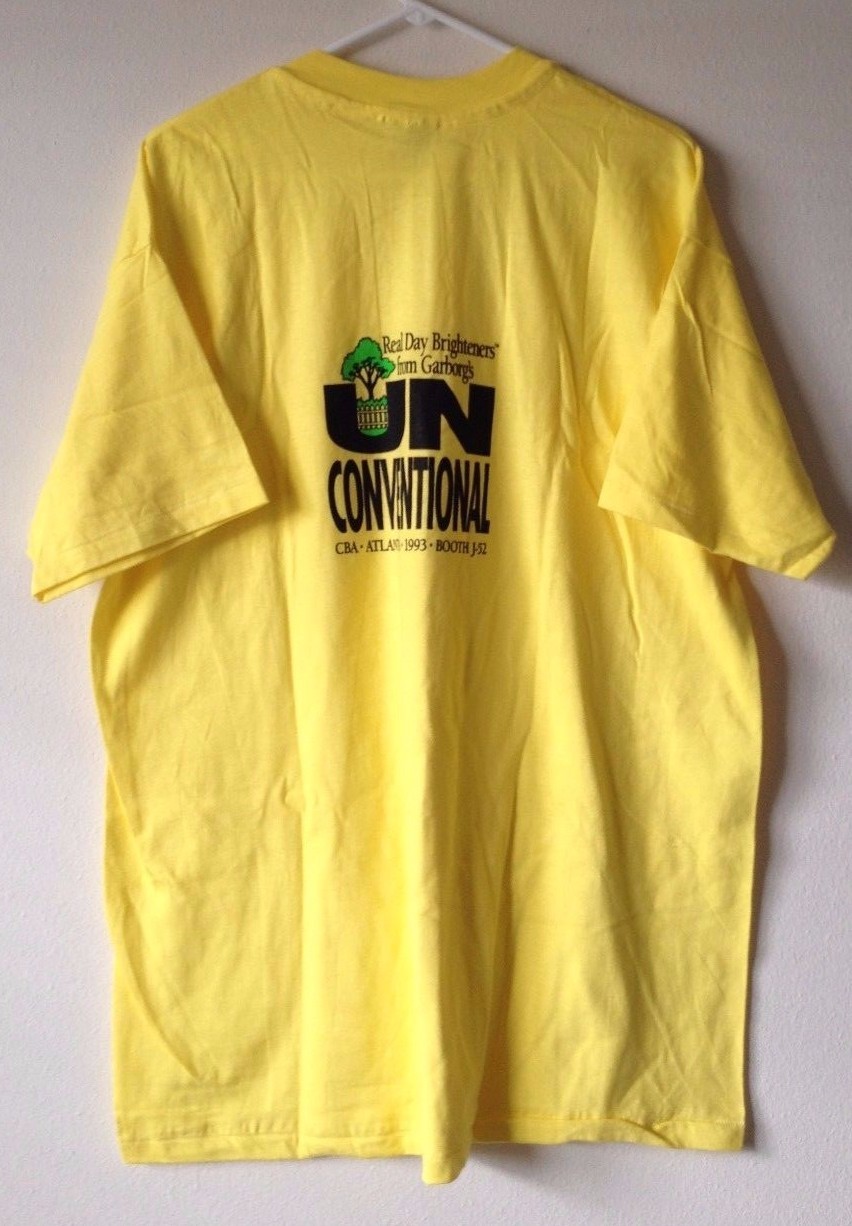 VTG. 90'S -UN CONVENTIONAL CBA-ATLANTA 1993-BOOTH J52-GRAPHIC T-SHIRT-XL-RARE gallery