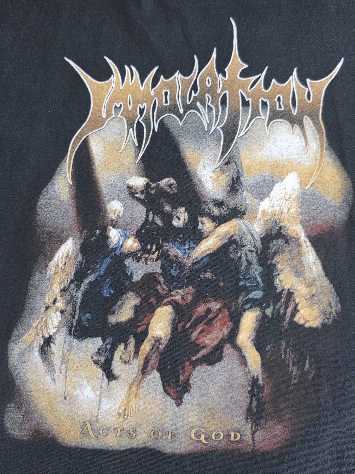 IMMOLATION Acts of God XL T-Shirt 2022 US Tour Dates Rare OUT OF PRINT Descent gallery