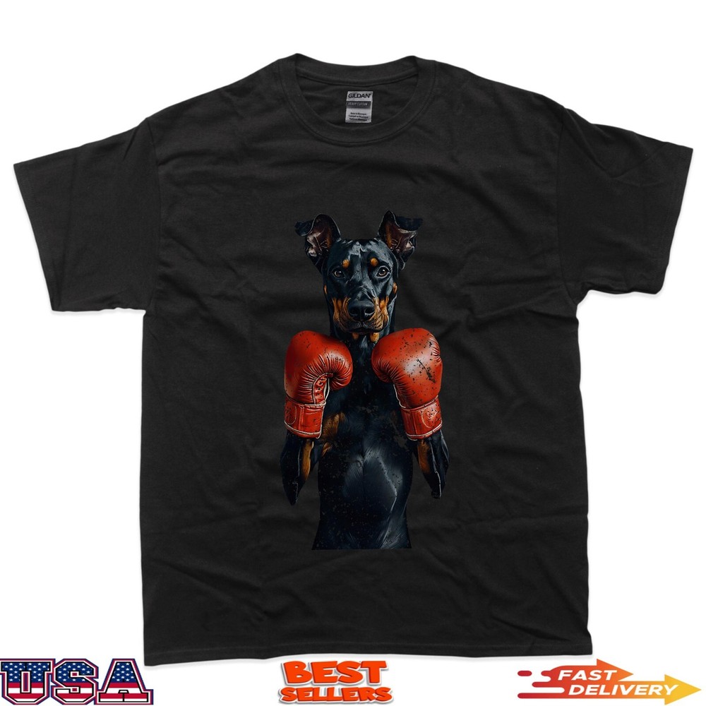 Doberman Pinscher Boxing T-Shirt