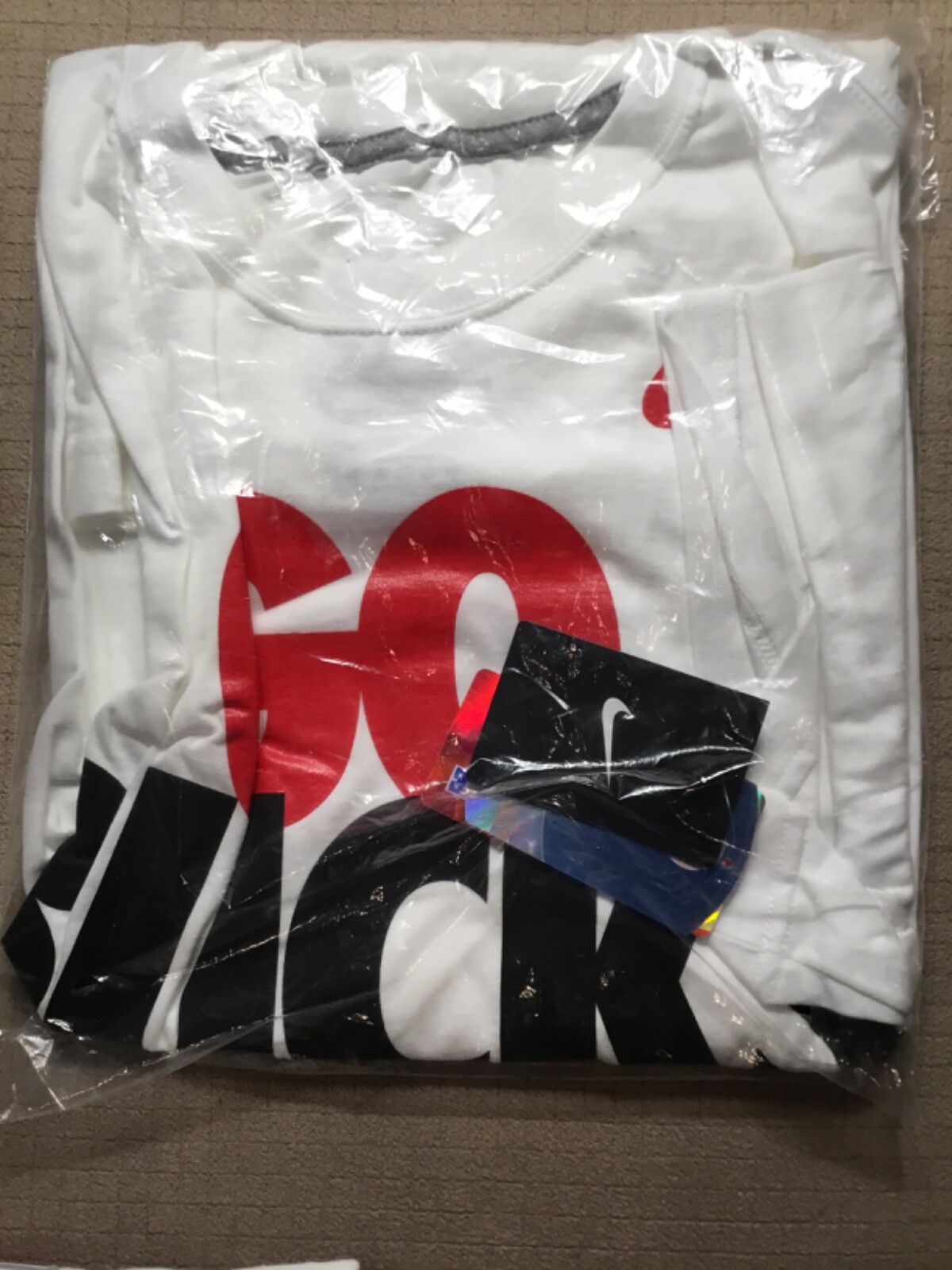 Ohio State Buckeyes “GO BUCKS w/Logo” White NIKE 3x Short Sleeve T-Shirt NWT gallery