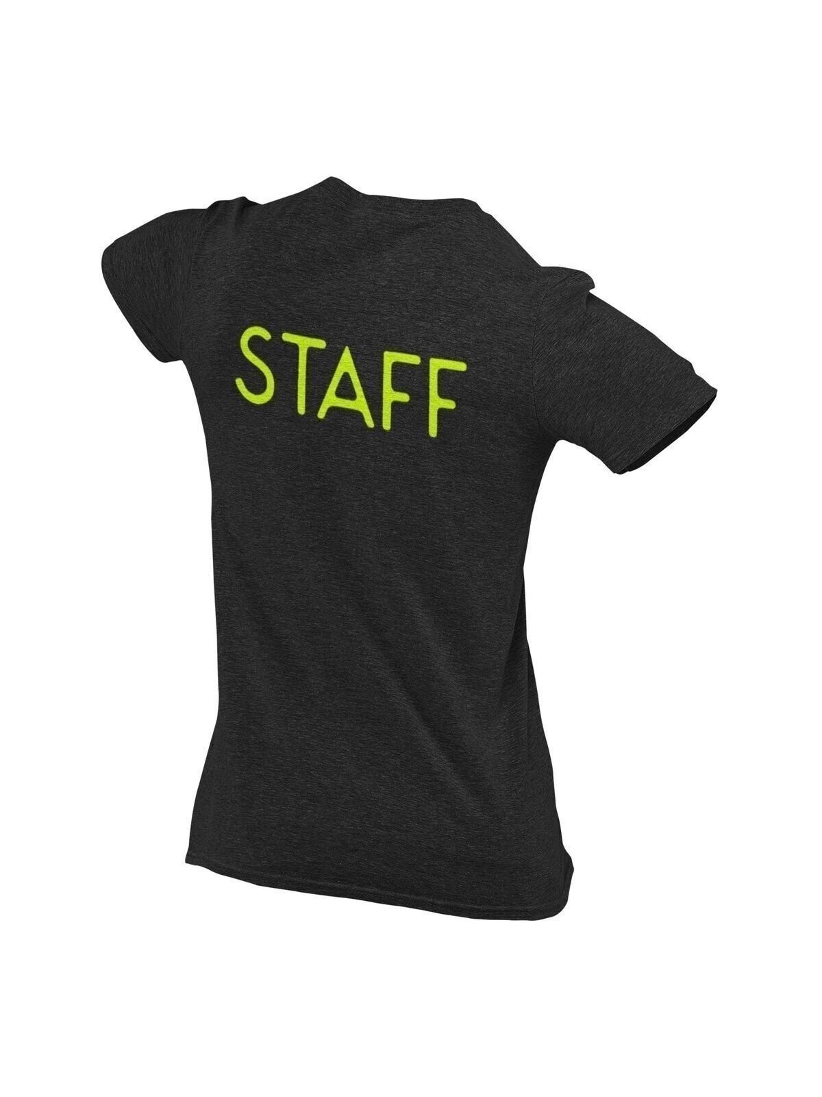 NYC FACTORY Staff T-Shirt Screen Printed Tee Printed Front & Back Staff Event... gallery