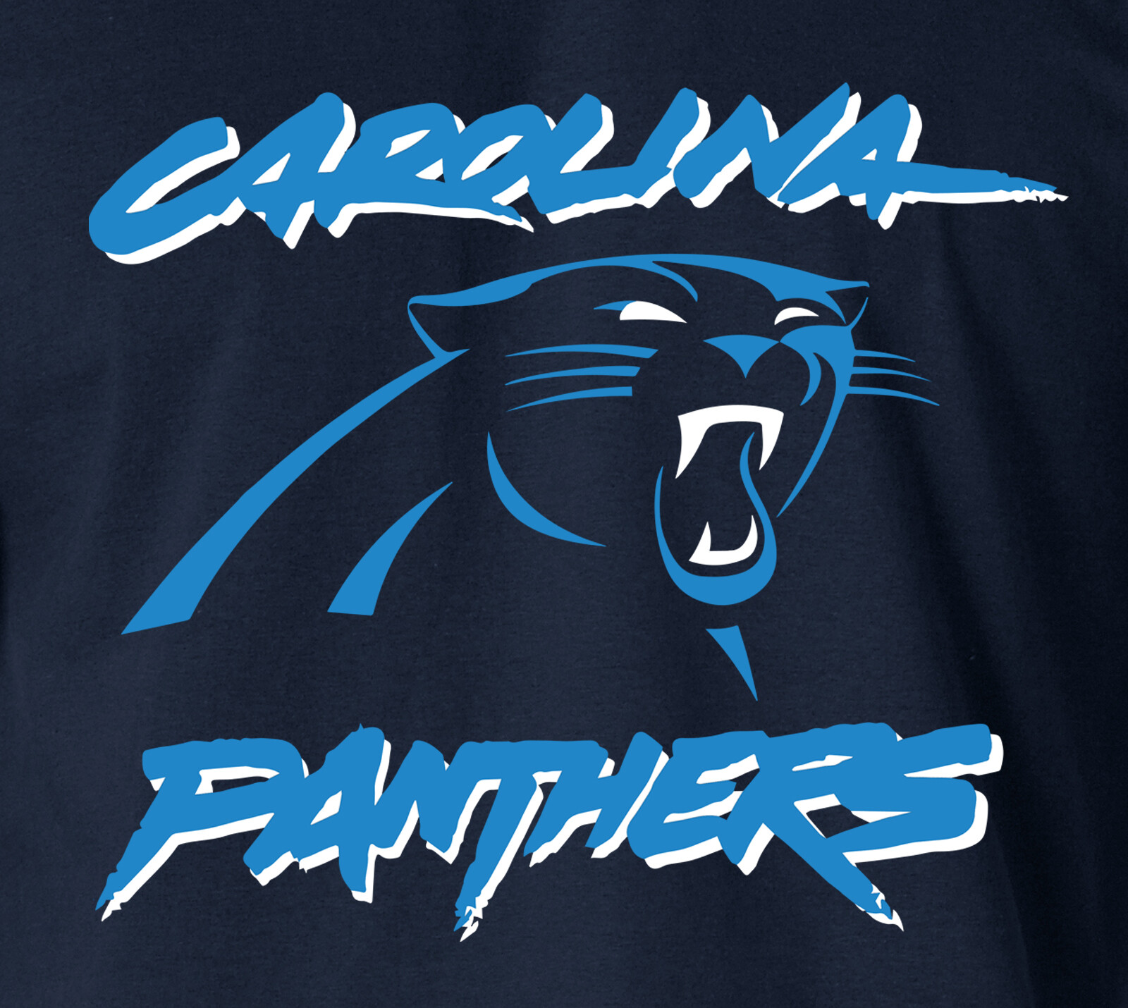 North CAROLINA PANTHERS T-Shirt Charlotte Football Gear Logo on S-6XL Gildan Tee gallery