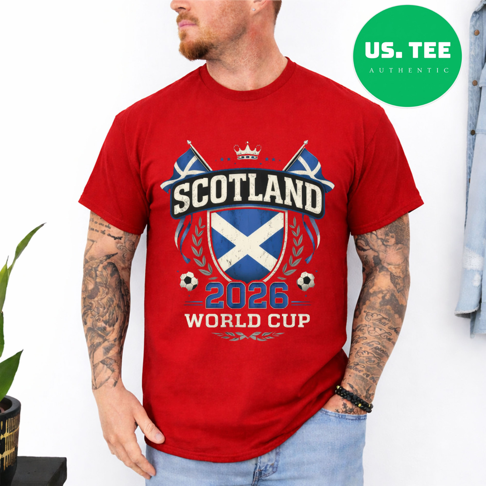 Scotland World Cup 2026 Football Fan T Shirt Scottish Soccer Graphic Tee gallery