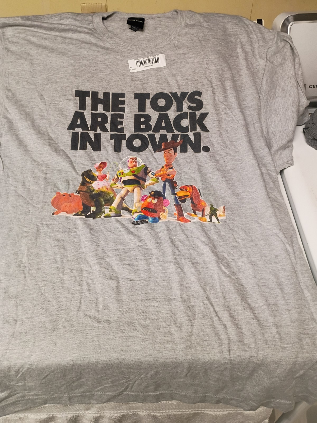 Vintage Disney Toy Story "The Toys Are Back In Town" Graphic T-Shirt Size XL gallery