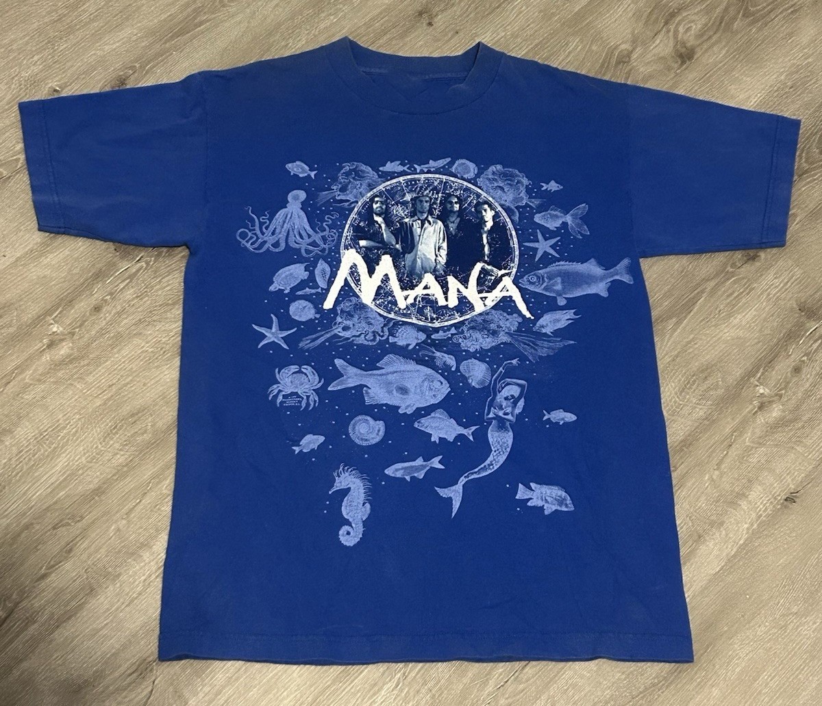 1998 Mana Band T-shirt Blue Color 100% cotton All Size S-5XL gallery