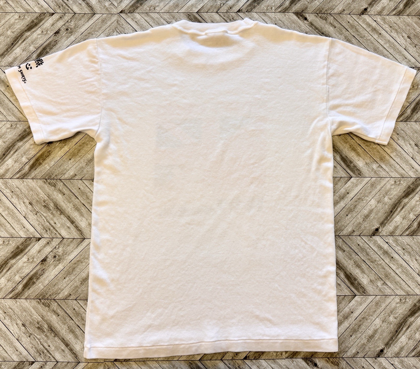 VTG Hong Kong T-Shirt Mens Medium White China United Kingdom Handover Flag Logo gallery