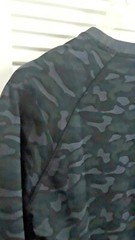 SLATE & STONE Long Sleeve Sweatshirt Camouflage Camo Men’s Large Gray Black