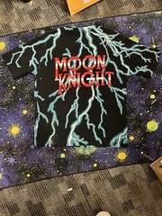 Chronic Images “Moon Knight” AOP Vintage Style Bootleg Tshirt Sz Medium Dbl Side