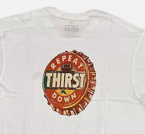 $45 TOMMY BAHAMA White FOOTBALL BEER Relaxed Fit Short Sleeve T-shirt NWT gallery