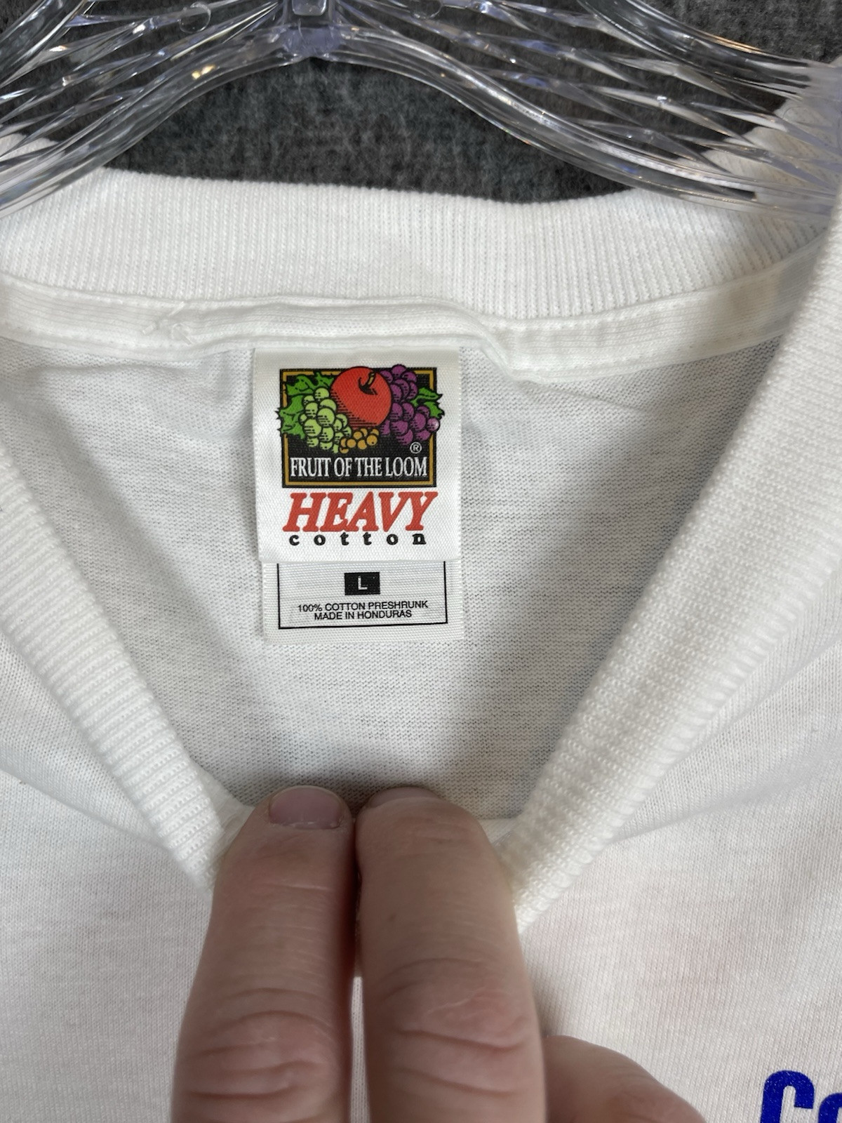 Vintage Coppertone T-Shirt Unisex Large White Sunscreen Ad Fun in the Sun Heavy gallery