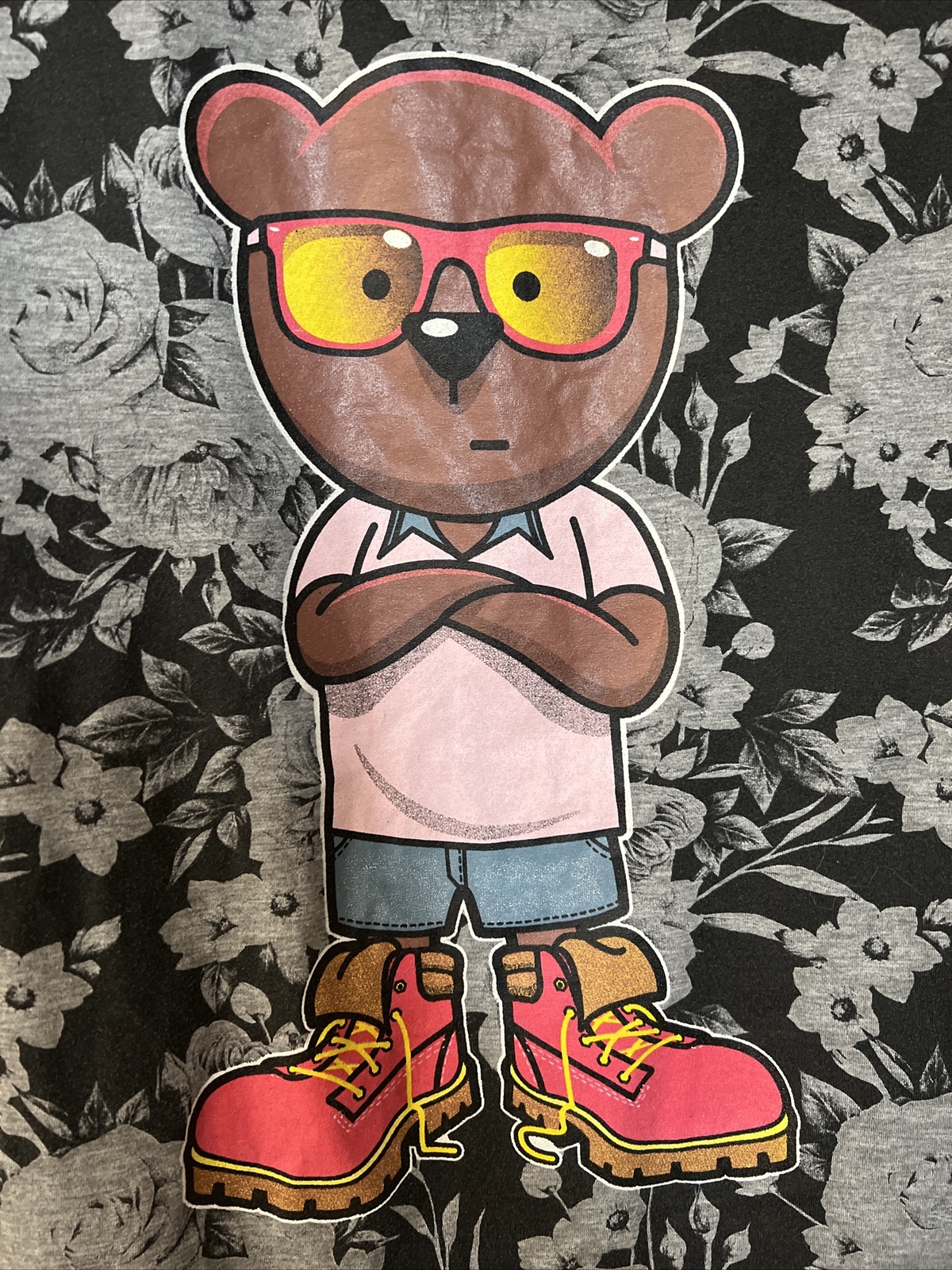 Fresh Laundry Bear Legend, Savage, $ Rules, T-Shirt Size Medium Pit 20” gallery