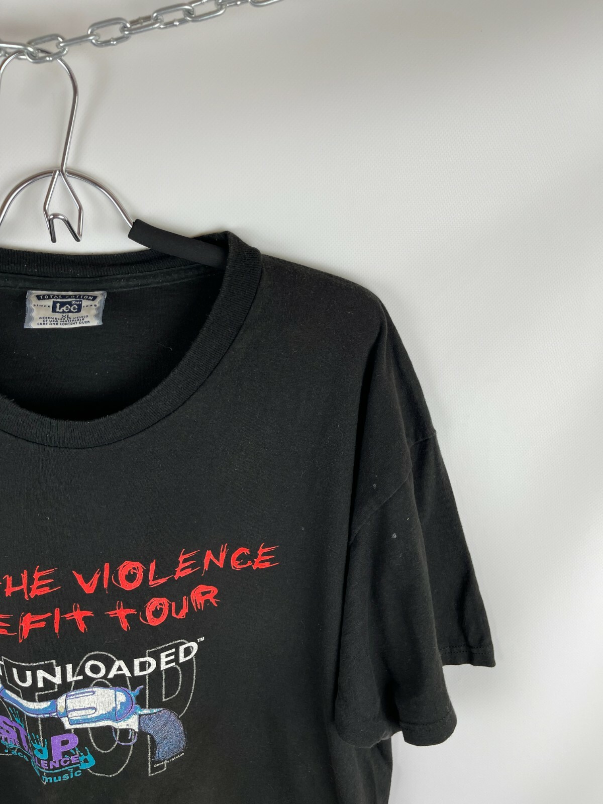Lee vintage 90s Stop the violence benefit tour band tee gallery