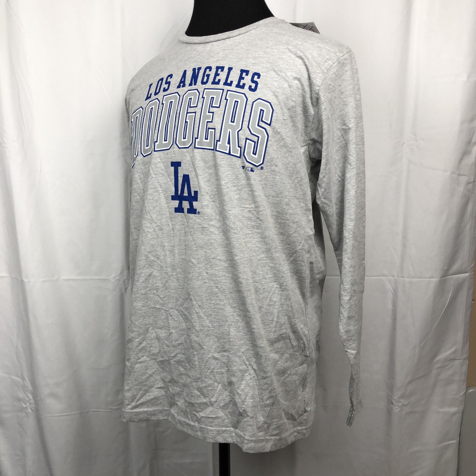 LA Los Angeles Dodgers Gray Long Sleeve T-Shirt Genuine Merchandise Fanatics MLB gallery