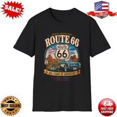 Vintage Route 66 Centennial New Mexico T-Shirt 100 Years Adventure T-Shirt S-5XL