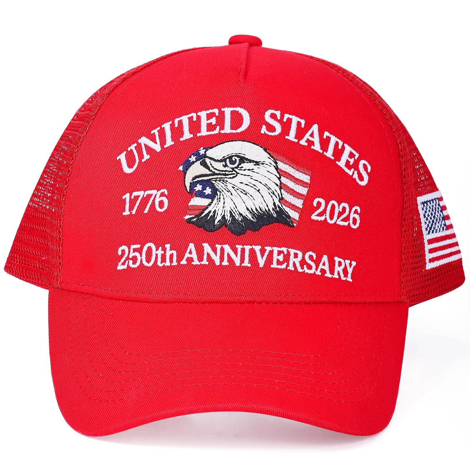 for USA 250th Anniversary Hat, Adjustable 1776-2026 Embroidery Commemorative ... gallery