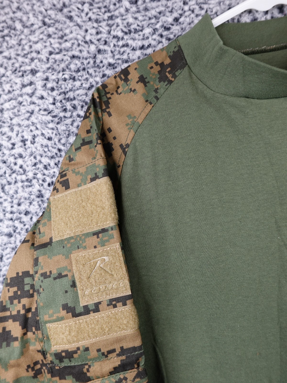 Men's Tactical Quarter Zip Airsoft Combat Shirt 1/4 Zip Active Paintball Shirt S gallery