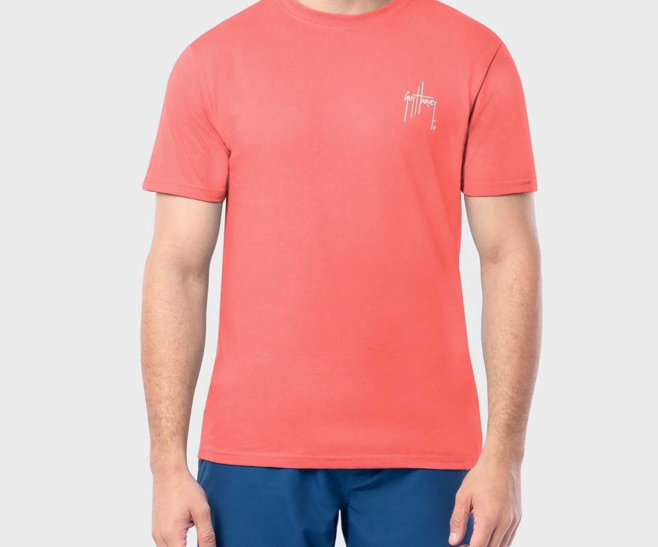 Guy Harvey OG Tee - Marlin Dorado T-shirt XL in Spiced Coral NWT gallery