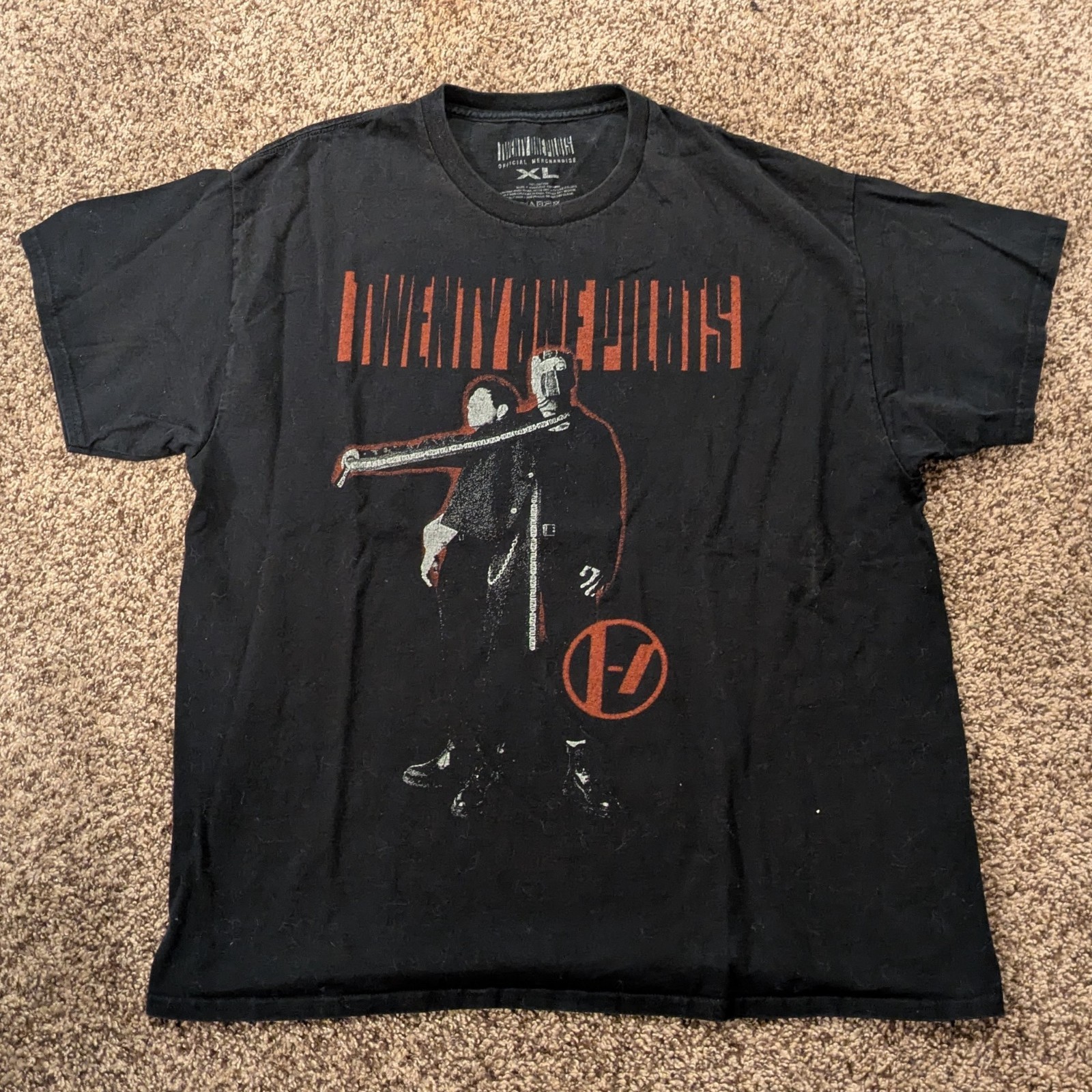 Twenty One Pilots Clancy World Tour 2024-2025 Black Graphic T-Shirt Size XL gallery