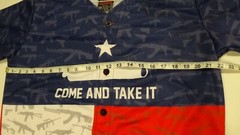 Greater Half Come And Take It Jersey Medium American 2nd Amendment Guns Shirt