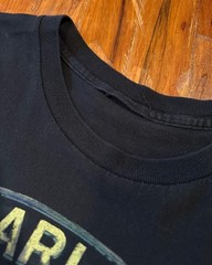 Harley Davidson Eagle Wolf Native American Graphic T Shirt Black Bear VA L