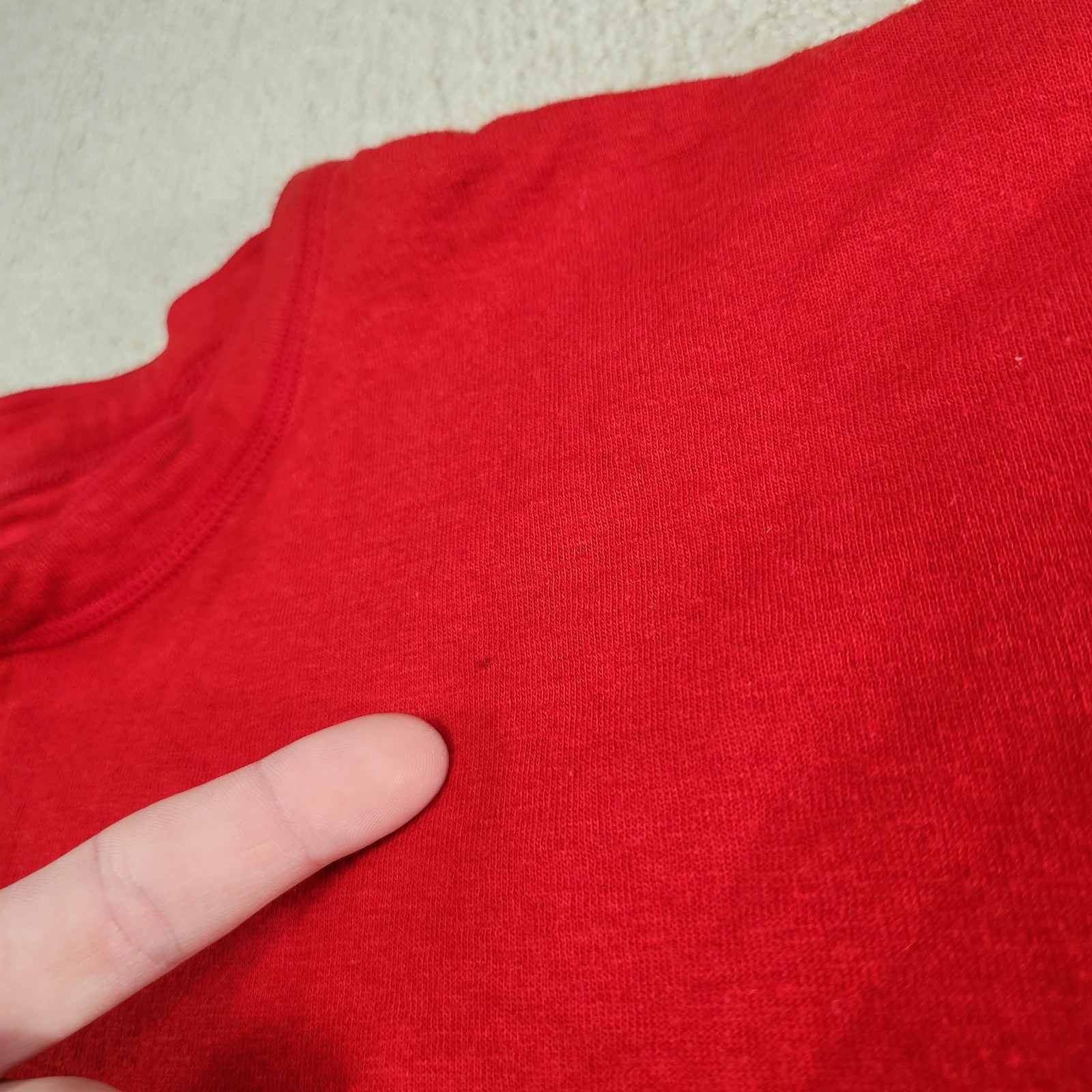 LL Bean River Driver Shirt Men XL Wool Blend Henley Red Hiking Double Layer Face gallery