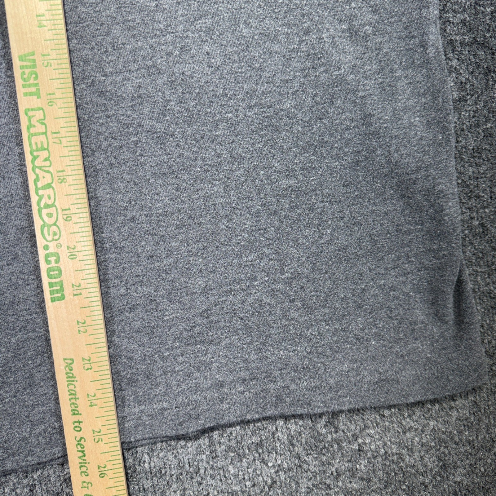 J.Crew Henley Oarsman Thermal Shirt Mens Large Gray Cotton Ribbed Cuffs Casual gallery