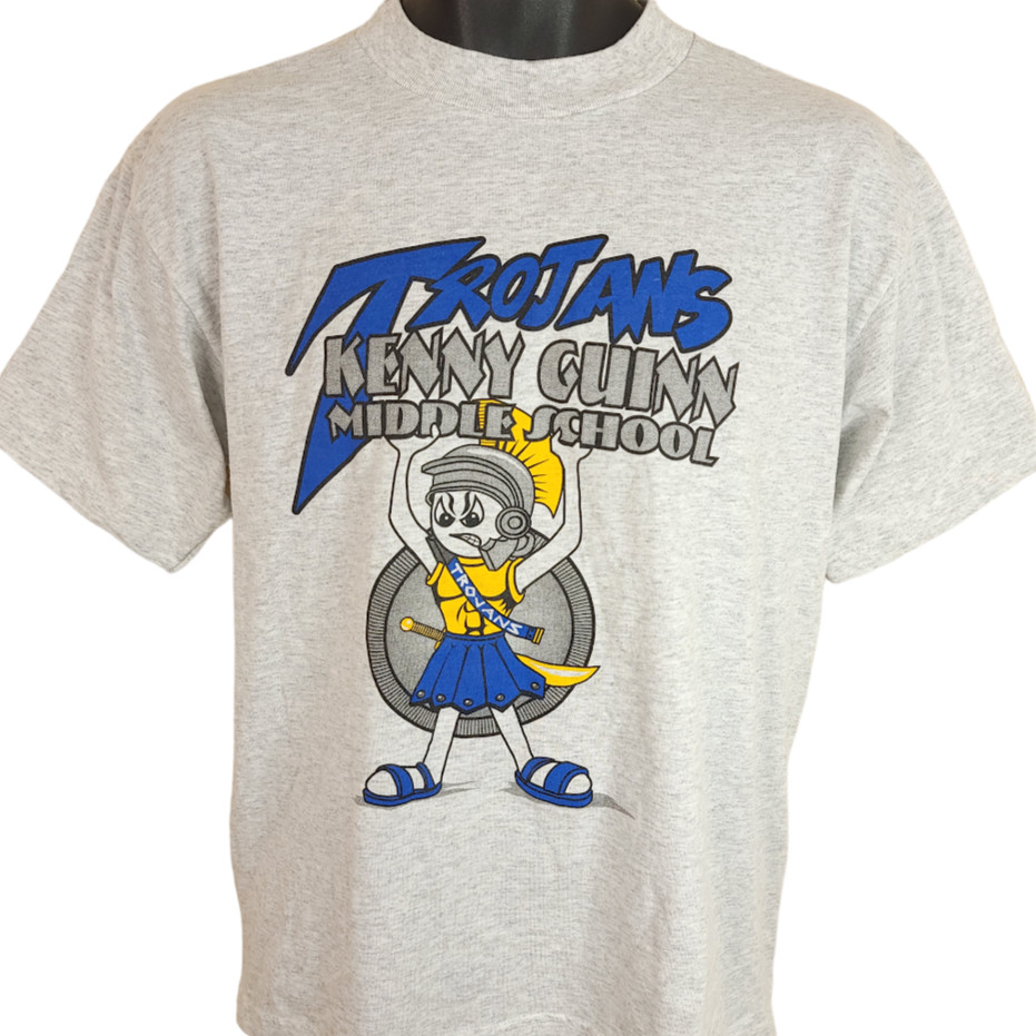 Vintage Kenny Guinn Trojans T Shirt Mens Size Medium 90s Vegas Made In USA