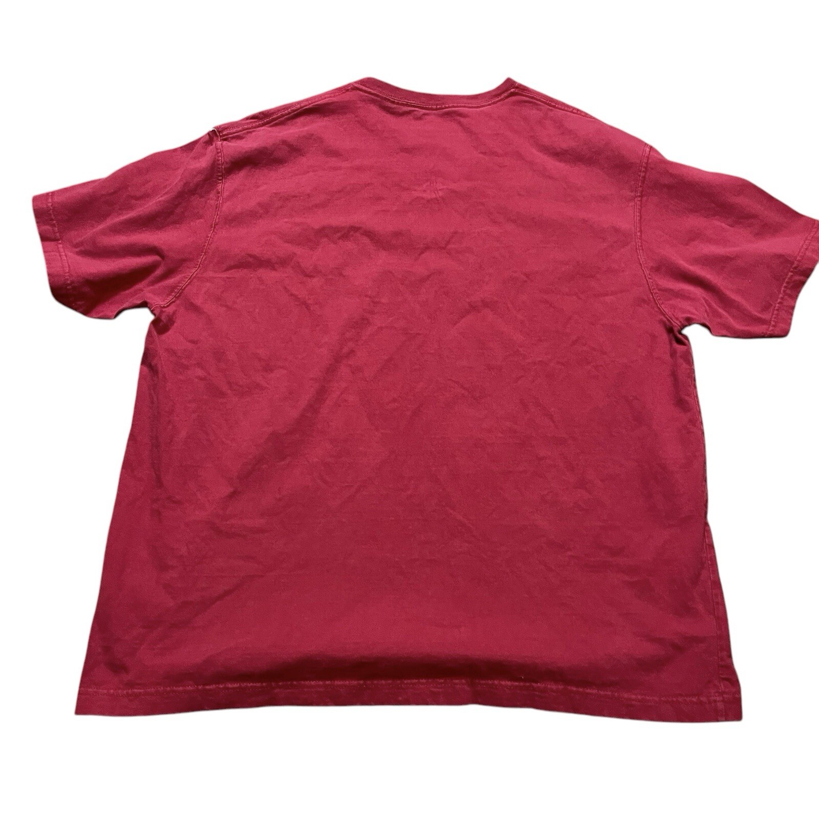St Johns Bay T-Shirt Screen Tee Men XL Red 100% Cotton Malibu Soul Surf gallery