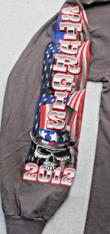 Sturgis 2012 Bike Week Long Sleeve Pullover Shirt Men's XL gallery
