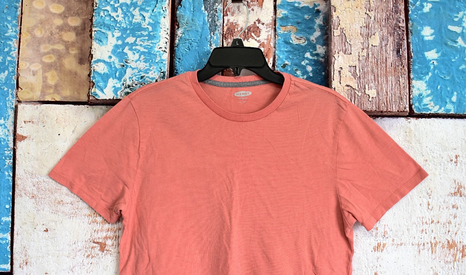 Men's Old Navy Soft-Washed Crewneck T-Shirt Pocket MEDIUM Gray PRE-OWNED gallery