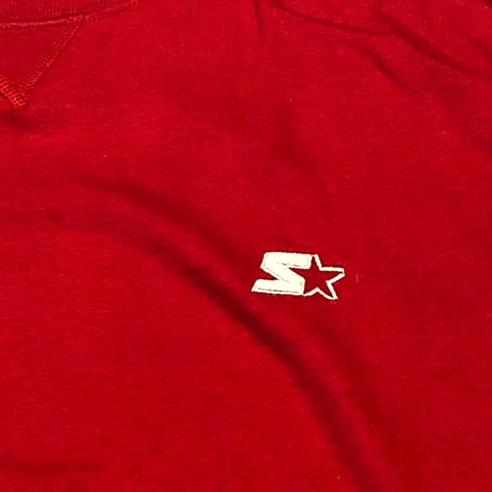 2 New Starter Men's Solid Red Short Sleeve T-shirt-Size Small-100% Cotton gallery