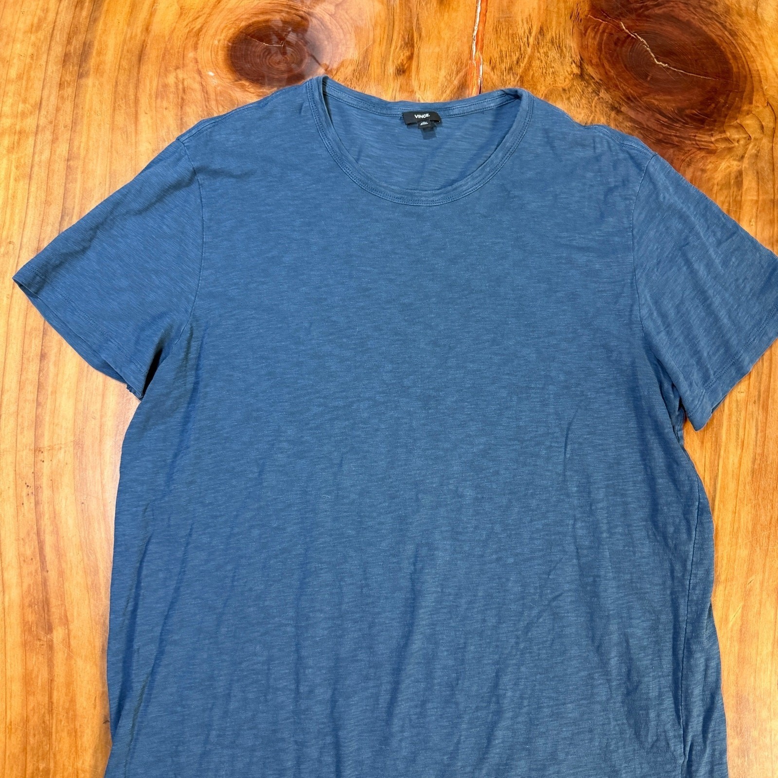 Vince. T-shirt Men's XL Short Sleeve Crew neck Knit Cotton S/S Designer MM9 gallery