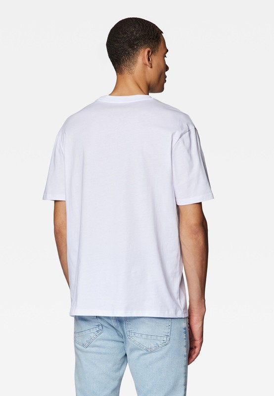 Mavi Men's Loose Fit T-Shirts, White, L gallery
