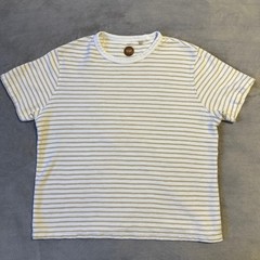 Common People Men’s Striped T-Shirt Large Short Sleeve Casual