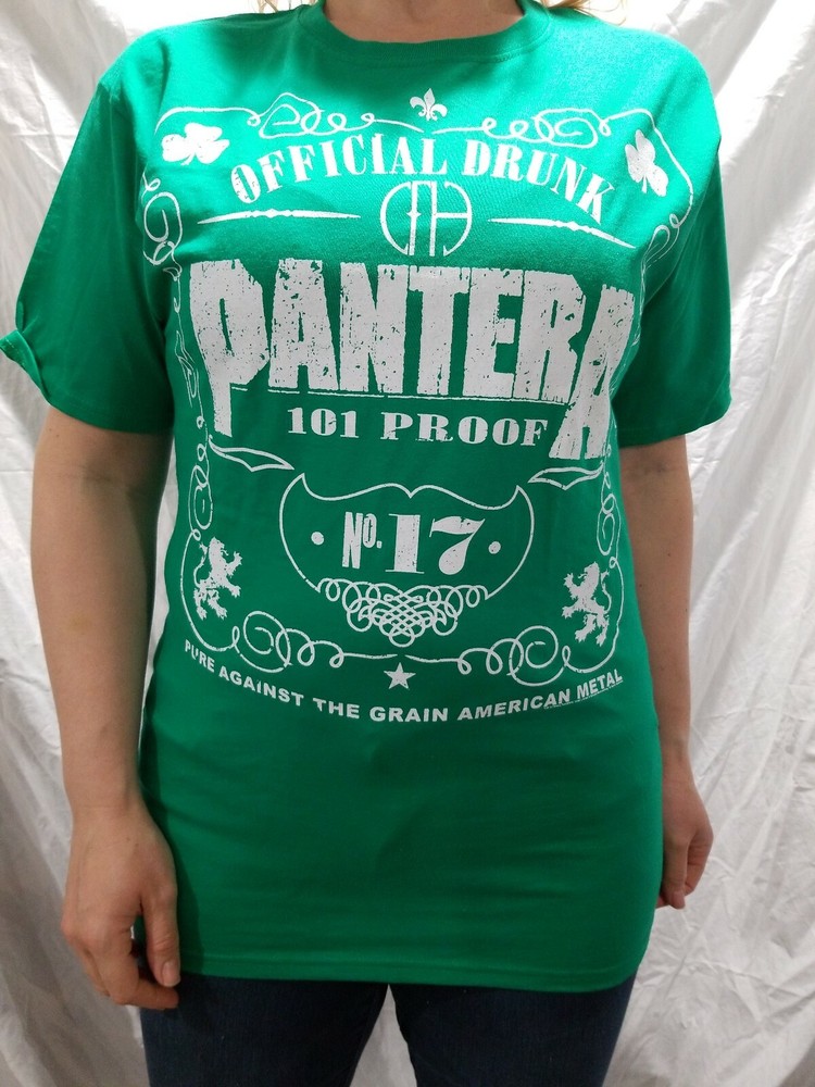 Pantera Official Drunk 101 Proof St Patrick’s Day Irish T-shirt Sz XL
