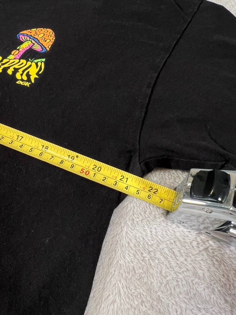DGK Vintage Y2K Trippin’ T-Shirt Men's Size Large Black Short Sleeve Cotton Rare gallery