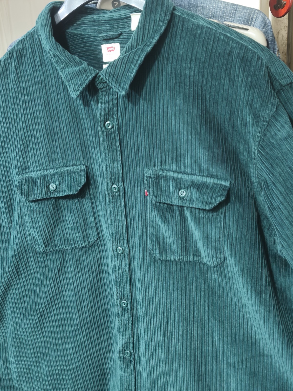 Levi’s Jackson Green Plaid Shirt XXL - Relaxed Fit - Classic Western Style gallery