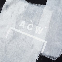 ACW Collage Printed A-COLD-WALL Crewneck Wash Dyed Cotton Short Sleeve T-shirt