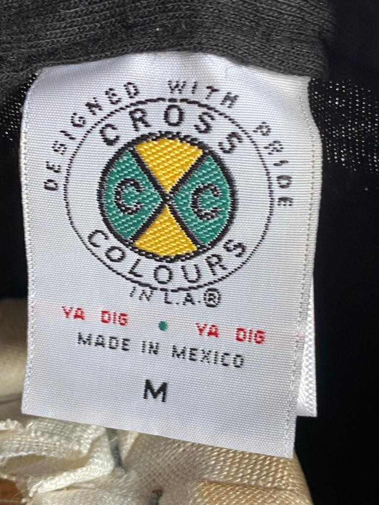 Cross Colours T-shirt Men's M Stop The Violence 90s Hip Hop Rap gallery