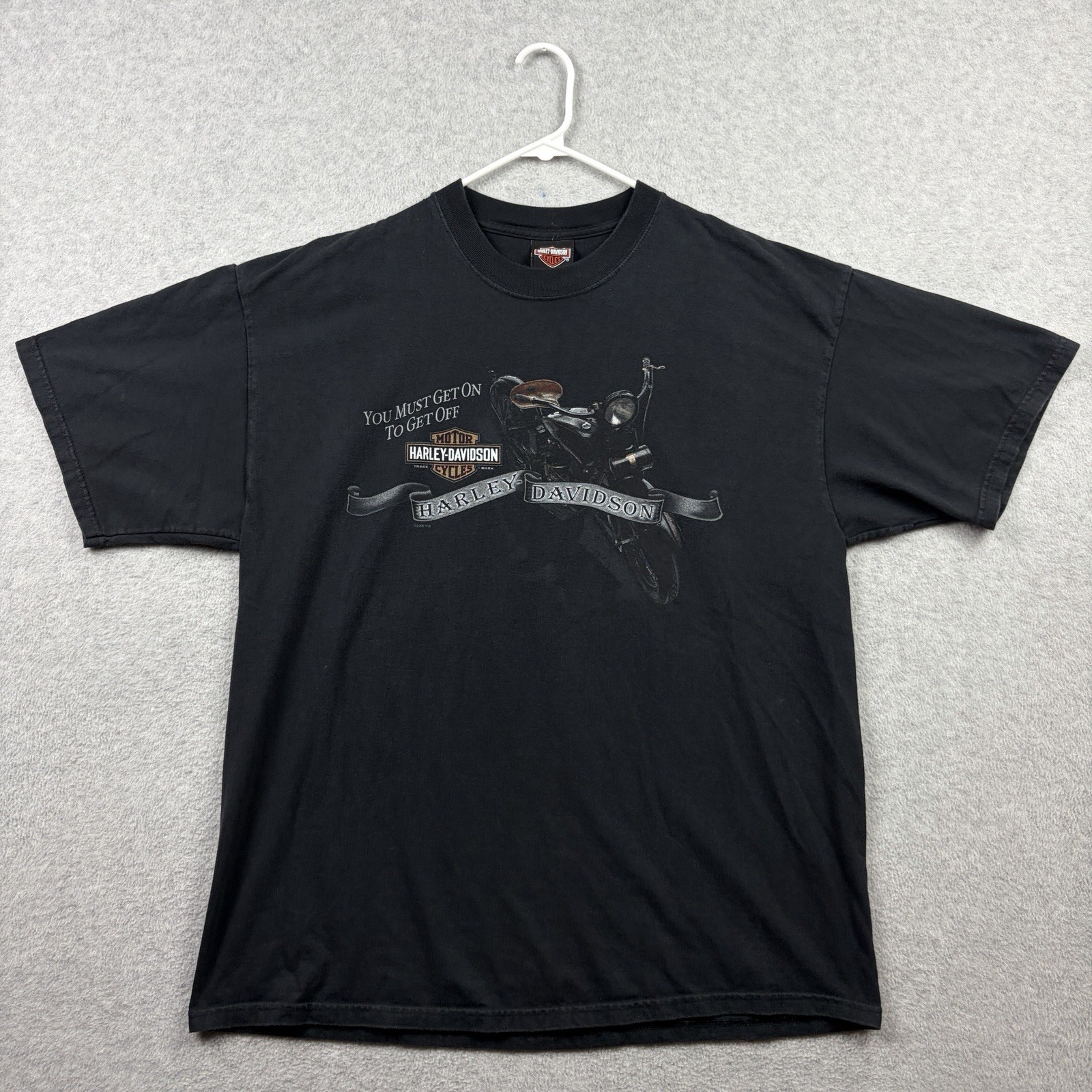 Vintage Harley Davidson T Shirt Mens XL Graphic Biker Tee Y2K Germany USA Made